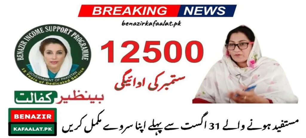 Benazir Income Support Kafalat Survey in 2024