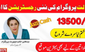 New Registration Of Benazir Kafaalat Program Started Again